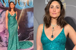 All the Worlds dazzle isnt enough for Kareena Kapoor in this shimmery sequinned gown
